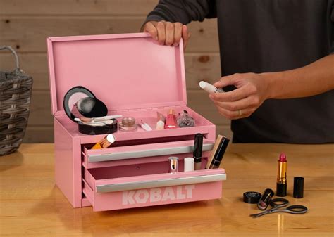 pink steel tool box|lowe's kobalt pink tool boxes.